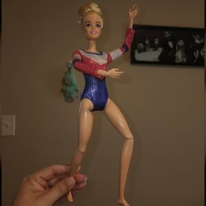 Mattel Barbie Gymnast Doll You Can Be Anything Gymnastics Poseable Jointed